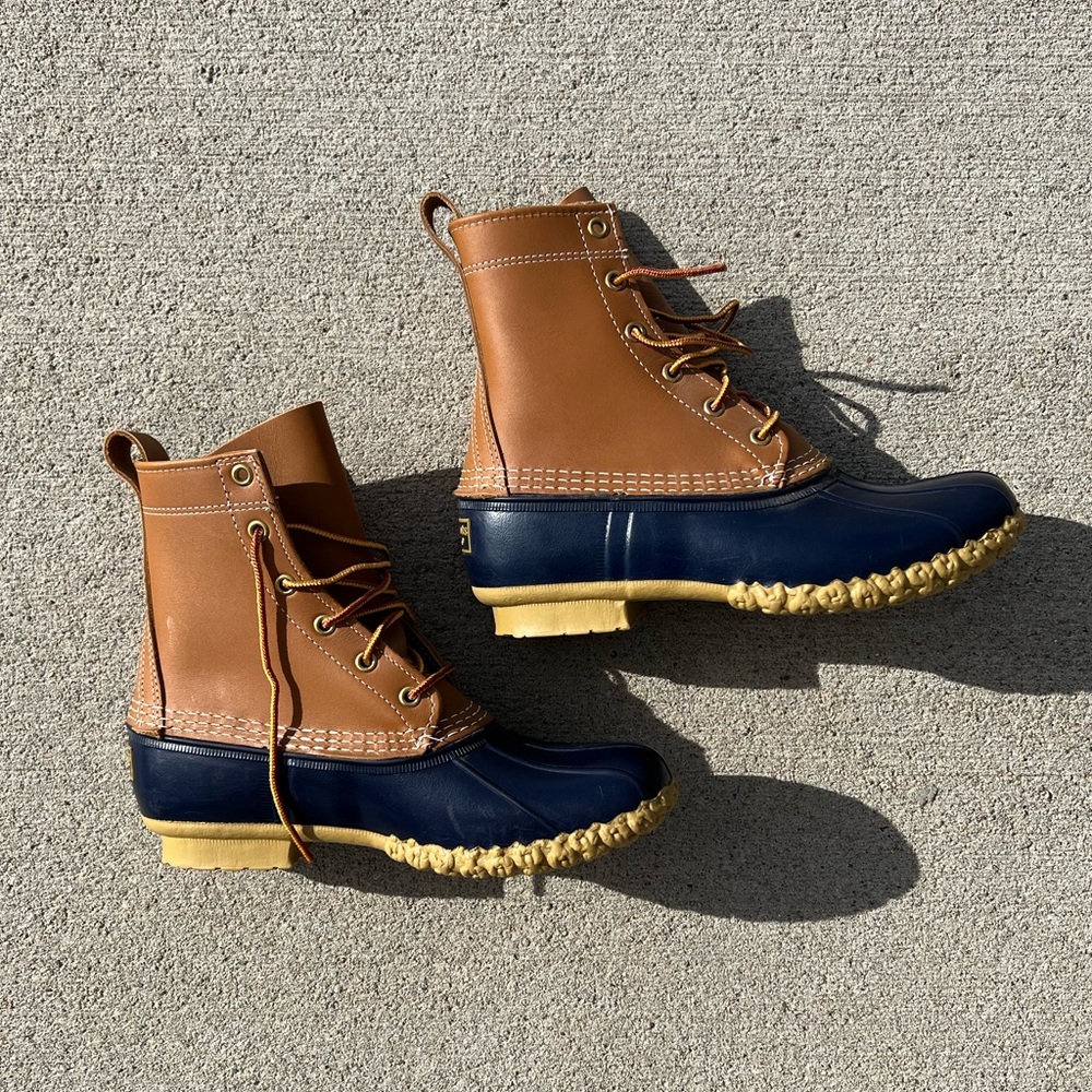 NEVER WORN L.L. Bean Boots - navy size 8